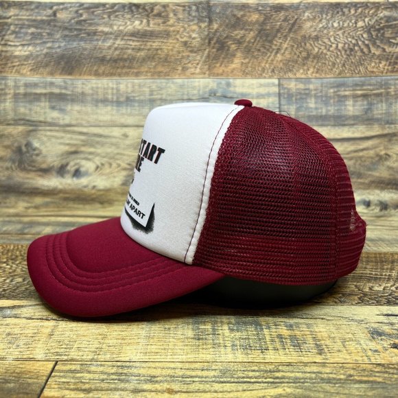 Bruce Springsteen Dancing In The Dark Trucker Hat Maroon The Boss Baseball Cap - Picture 4 of 8